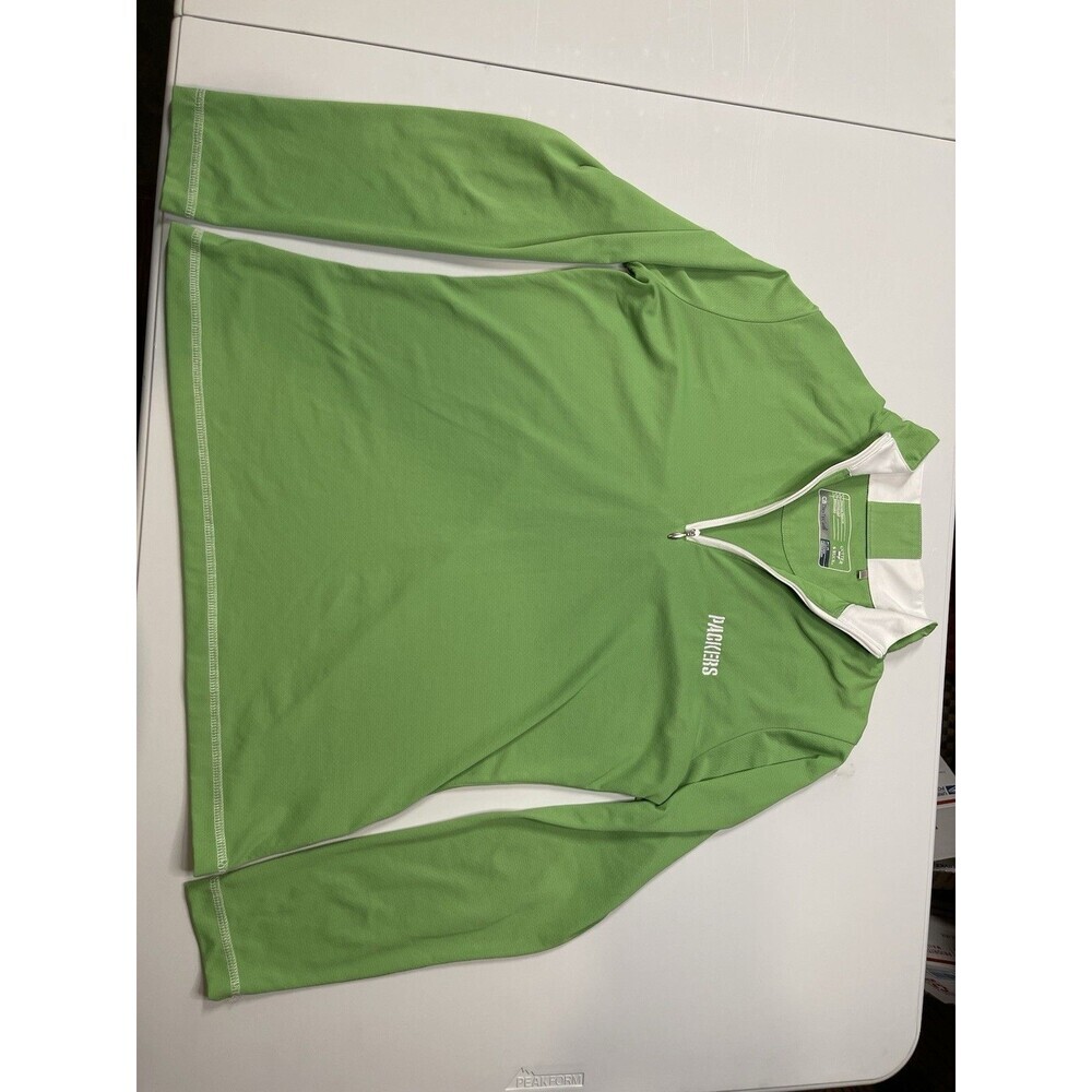 Green Bay Packers Women’s Medium Cutter & Buck DryTec Quarter Zip Pullover